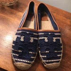 NEVER WORN Tory Burch espadrilles